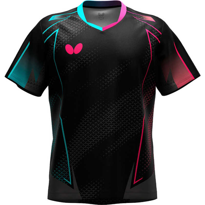 バタフライ　卓球用品 Butterfly ユニセックス ネイサス・シャツ ブラック SS　47180