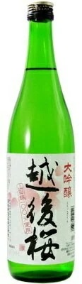 越後桜酒造 大吟醸 720ml12本【北海道沖縄県東北四国九州地方は必ず送料が掛かります】