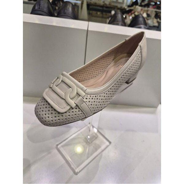 女性パンチングローファー3.5CM(PFFMST711IV) (P003798814)
