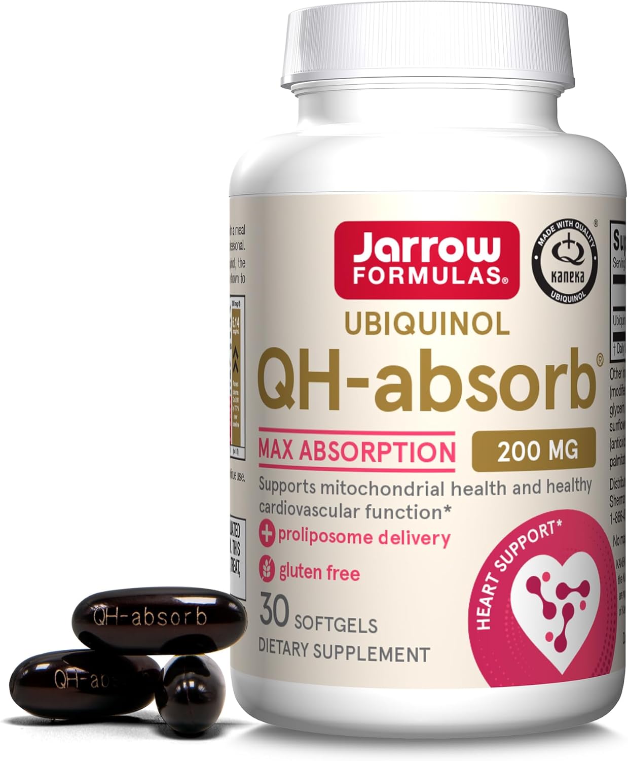 Jarrow ジャローQH-absorb 200 MG 30錠 ソフトゲル