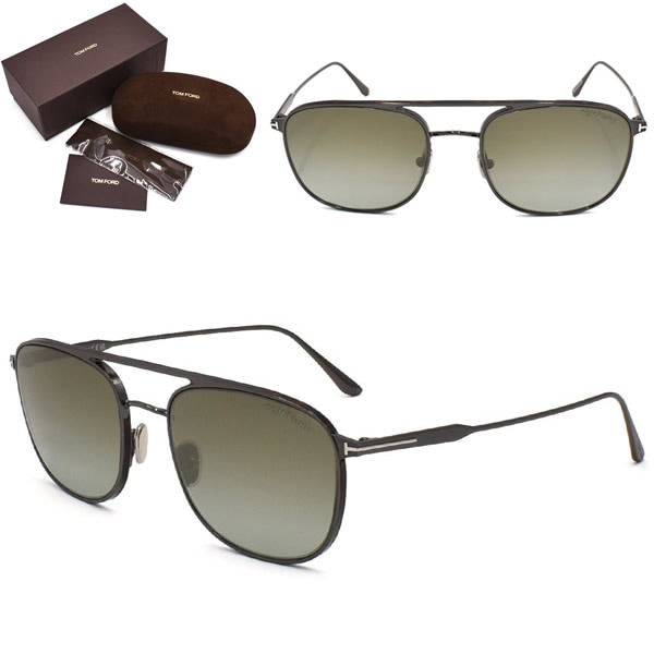 サングラス FT0827-12Q-56 Jake サングラス EYEWEAR FT827 メンズ ガンメタル ブラウングレーグラデーション