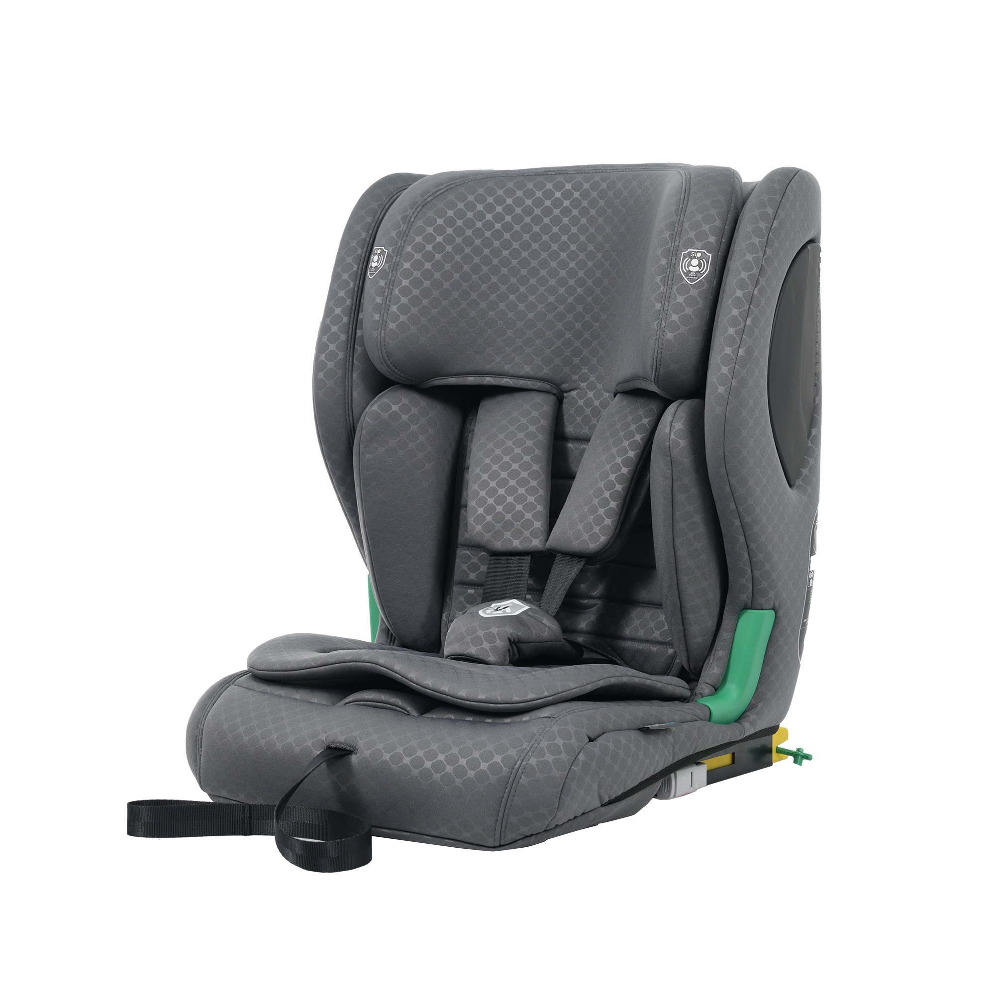 【ドリンクホルダー付き】チャイルドシート 折り畳み可能 ISOFIX 15か月-12歳 76～150cm 洗える 取付簡単 ジュニアシート ベビーシート キッズシート ジュニア 幼児/学童用 帰省 A