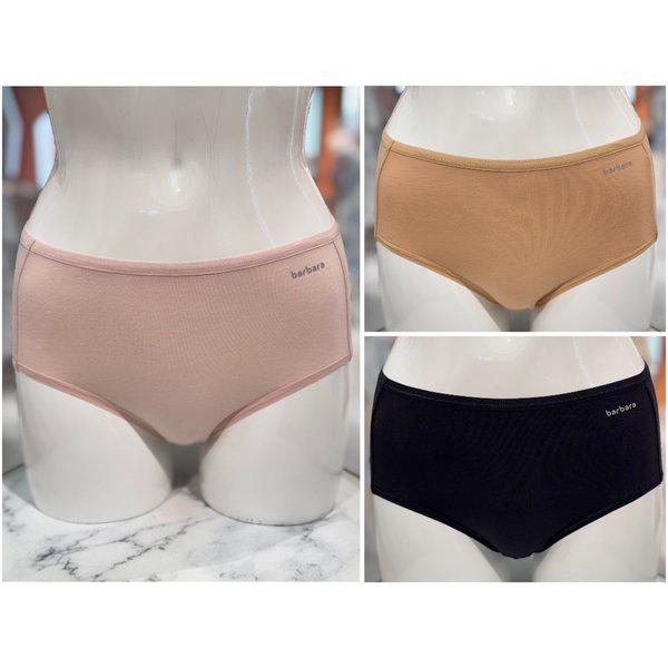 barbara[スターフィールド高陽] barbara オーガニックコットン ベーシック 女性 マキシ 三角 パンツ 3枚セット (APT4350B)
