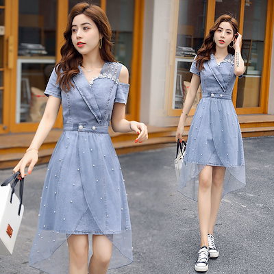 スーパーフェアリーセクシーなオフショルダーサマーメッシュメッシュステッチドレスを備えたサマー