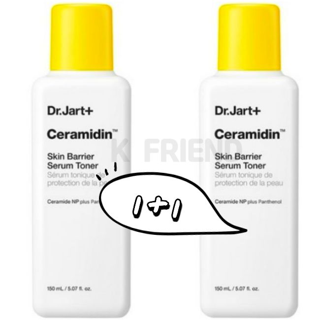 [1+1] セラマイディンスキンバリアセラムトナー, 150mL + 150ml 肌バリア強化 潤い化粧水 低刺激トナー 朝晩のスキンケア なめらか肌韓国スキンケア