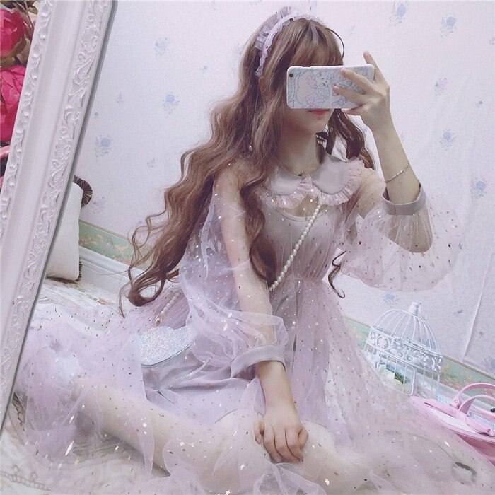 ワンピース ロリータ ロリィタ ゆめかわいい フェミニン ロリィタ 原宿 ワンピース ロリータ レデ 5,305円