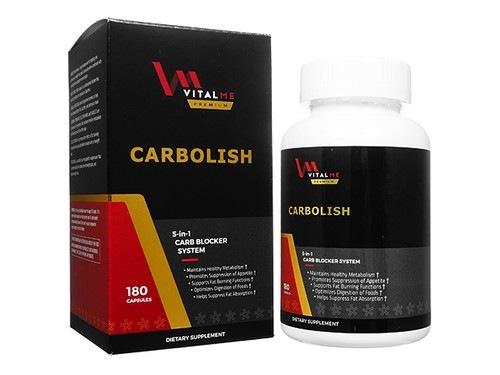 【(バイタルミープレミアム) カーボリッシュ 1本/180カプセル】　5つの作用でダイエットをトータルにサポートする5-in-1サプリメントです
