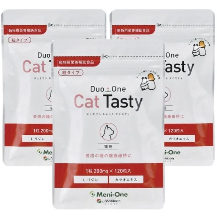 3個セット メニワン Duo One Cat Tasty 粒タイプ 120粒 デュオワン キャット テイスティ 5,325円