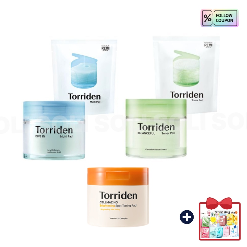 [1+1] [正規品] [プレゼント提供] ダイブインパッド 80枚 / バランスフルパッド 60枚 / セルメイジング ビタ C ブライトニング跡 トーニングパッド 70枚