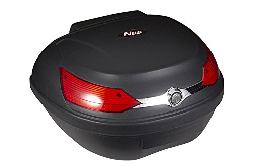 色:ブラック/レッド バイクパーツセンター リアボックス51L ブラック/レッド トップケース 90