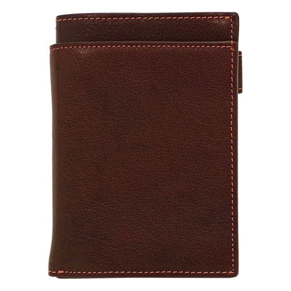 ミニ5穴サイズ ディープ 名刺フォン リング径11mm【ブラウン】システム手帳バインダー M5 2077-022