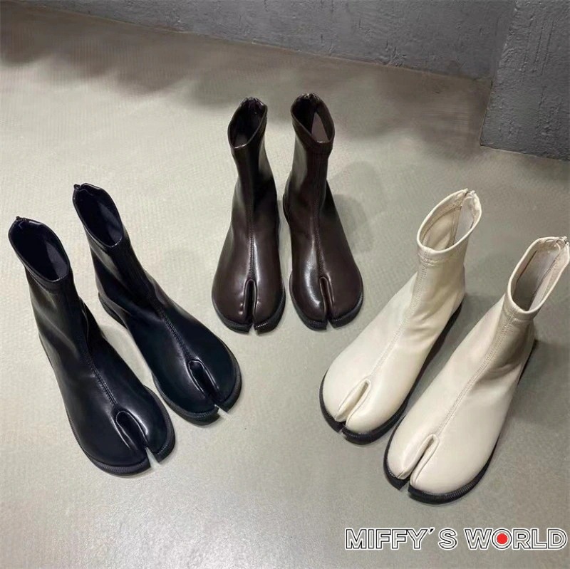 外反母趾シューズ パンプス 足袋型スニーカー 指分けシューズ スリッポン レディース靴 シューズ 二本指 足袋靴 婦人 女性 大人 保温 裏起毛軽量 地下足袋 たび靴 歩きやすい 黒 疲れない