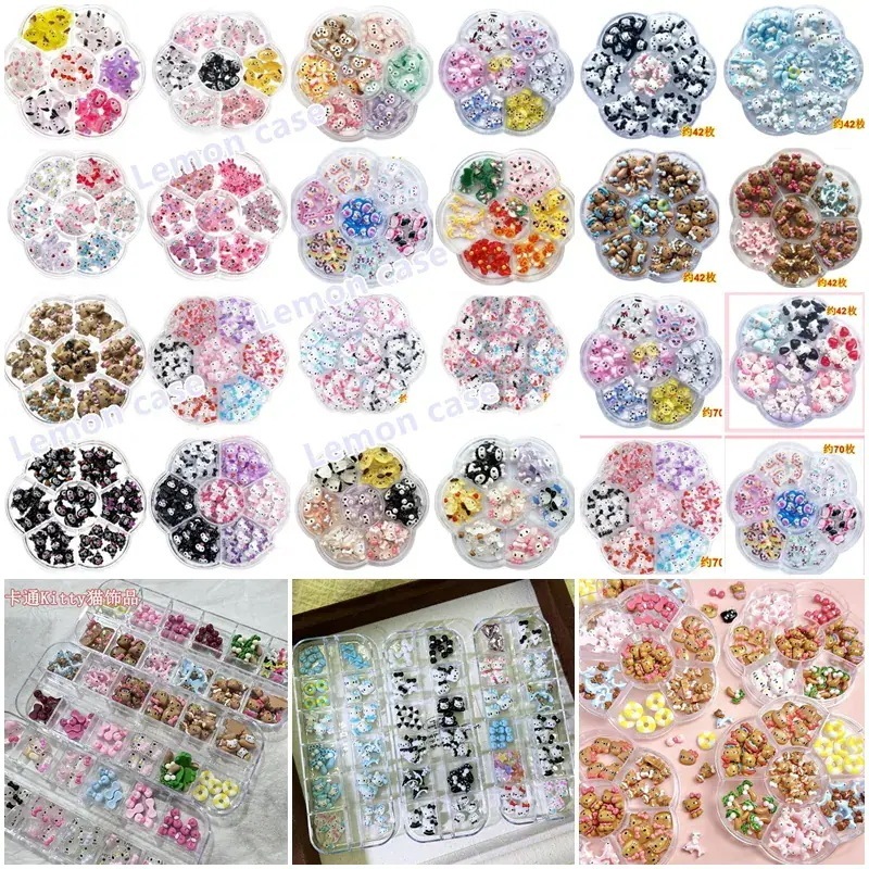 【メガ割】2.26サンリオ ハローキティ かわいい ジェルネイル ネイルシール ネイルチップ ネイルパーツネイルアート漫画ボックスの装飾 り/大きな長い耳ネイル メタル パーツ ジルコン