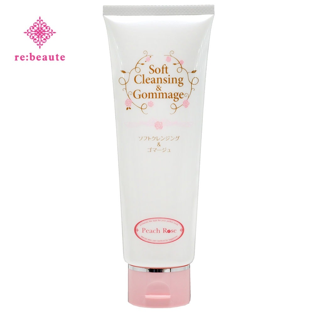 【公式】ピーチローズ　ソフトクレンジングゴマージュ　角質ケア　マッサージ　120g
