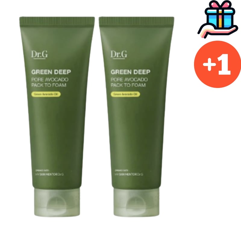 [韓国人気1 + 1] NEW グリーンディープアボカドパックトゥフォーム 150ml+150ml 皮脂ケア スキンケア 豊かな泡の毛穴 皮脂吸着 洗浄力 油分 脂性肌用 ブラックヘッド