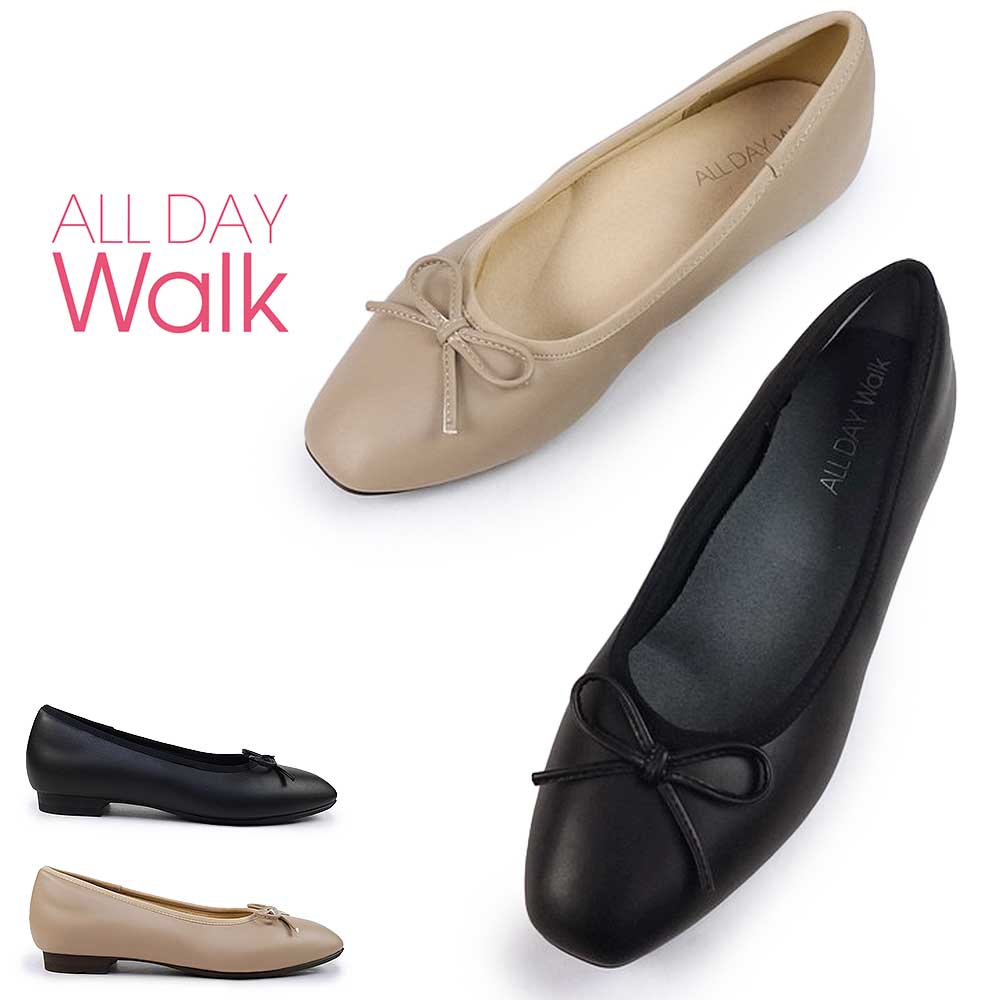 ALD 320 防水 歩きやすい 痛くない ローヒール レディース パンプス
