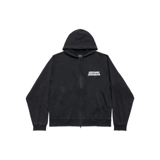 BALENCIAGA Men Sweatshirts 850338 TTVL7 1041 BLACK