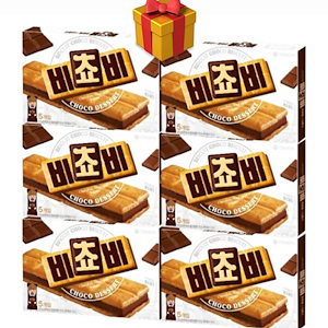 [6ボックス] ビチョビ チョコ ビスケット 5個入り