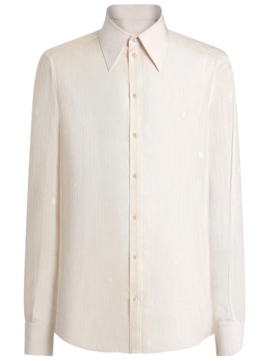 DOLCE & GABBANA Men Shirts G5NP9T FJ1J4W0001 Neutrals