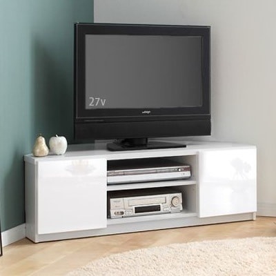 テレビ台 ローボード 背面収納 コーナー TVボード ロビン コーナー テレビボード マストバイ M0600021-WH ホワイト 【送料無料】