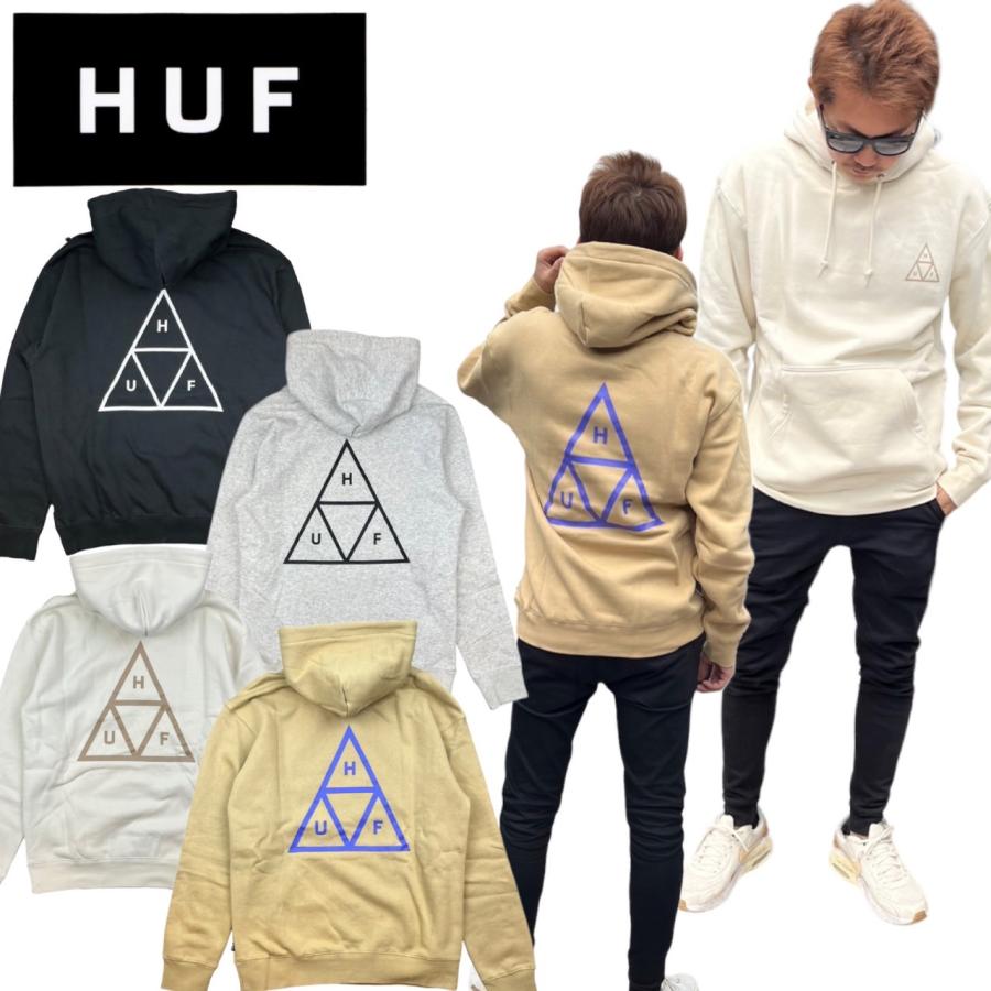 ハフ HUF パーカー スウェット 裏起毛 PF00491/PF00572 三角ロゴ ロングスリーブ プルオーバー メンズ レディース HUF TRIPLE TRIANGLE HOODIE