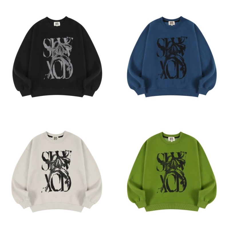 PEACH SKIN RUSTY LOGO SWEATSHIRTS 韓国正規品