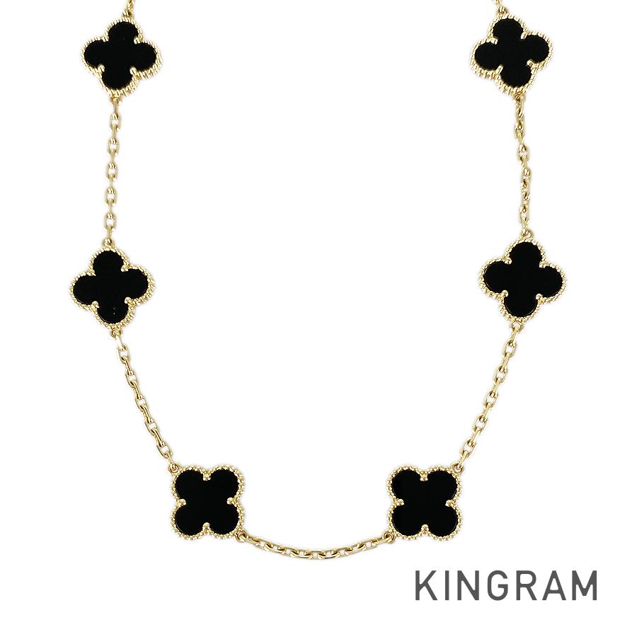 ヴィンテージ アルハンブラ 10モチーフ ネックレス sst【中古】