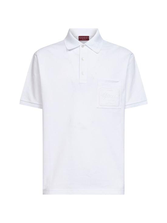 GUCCI Men Polo Shirts 854633 XJHOH9051 White