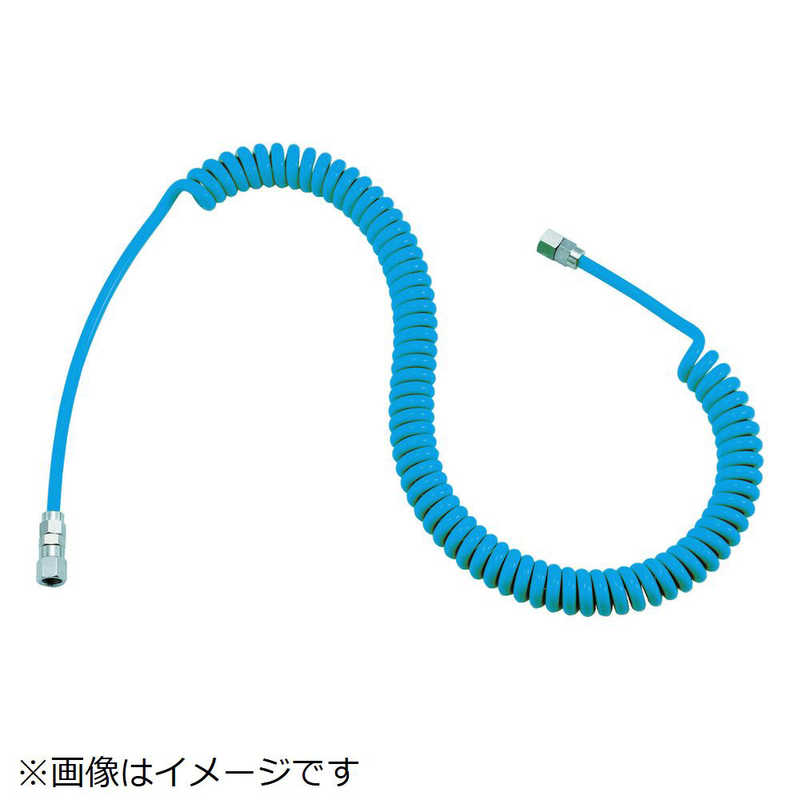 トラスコ中山　ウレタンコイルホース細巻 ストレート型 3.4m　CHA700 4,659円