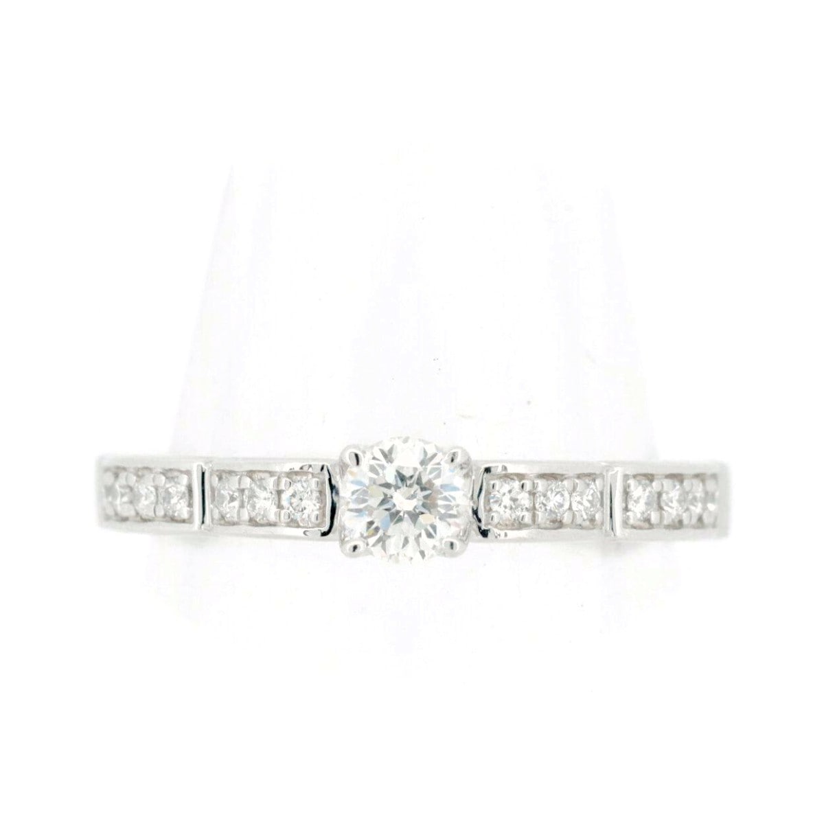 D&D144 ダイヤモンド リング 指輪 0.22ct 0.08ct 9.5号 Pt900(プラチナ) 質屋出品