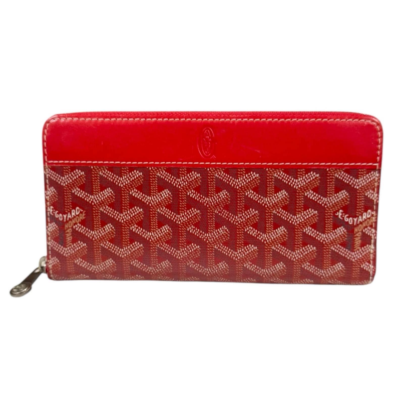 ゴヤール ヘリボーン マティニョン ジップGM 長財布 PVCコーティングキャンバス APMZIP-GM-02 GOYARD 中古