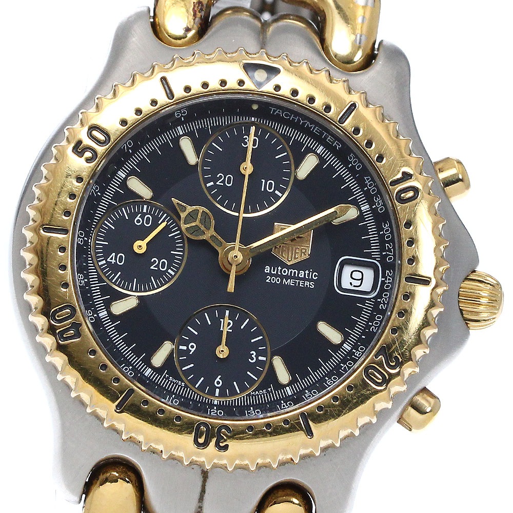 タグホイヤー TAG HEUER CG2121-R0 セル クロノグラフ 自動巻き メンズ _870740【中古】