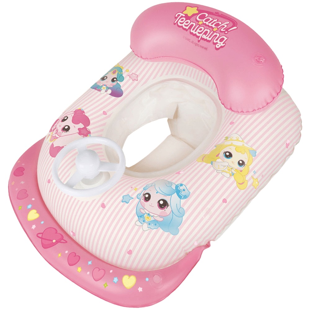 シューティングスター キャッチティニッピング 自動車 歩行器チューブ 幼児 ドルアギチューブ 女の子 キャラクター 水遊び