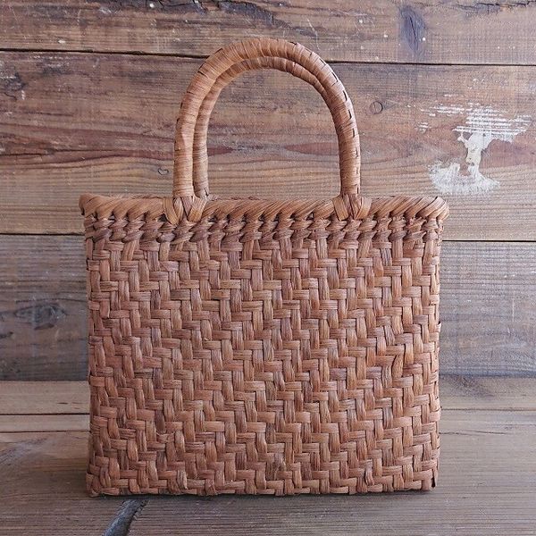 かごバッグ レディースバッグ レディースファッション 山葡萄 籠バッグ 内布付き #1693 小型