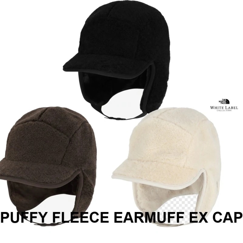 韓国正規品保証 MEGA SALENE3CR56J PUFFY FLEECE EARMUFF EX CAPデイリー 基本 着装 男子 女子 人気 韓国 ファッション 男女共用 アウトドア