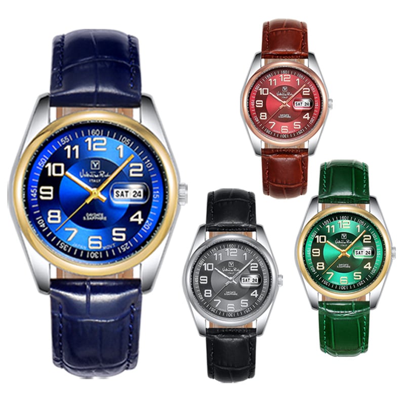 VR1127A men leather watch