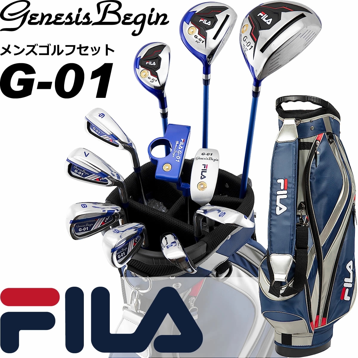 FILA GOLF メンズ ゴルフクラブ１４点セット FL-G01-TF 42,900円