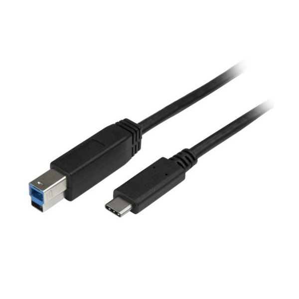 StarTech.com USBケーブル USB3.0準拠 2m タイプC（オス）-B（オス） ブラック USB315CB2M1本 5,275円