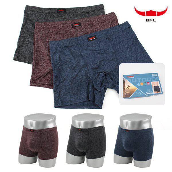 [] [] 人生ライン 男性 四方スパン インティング ドロワーズ パンツ 3枚セット (2604)