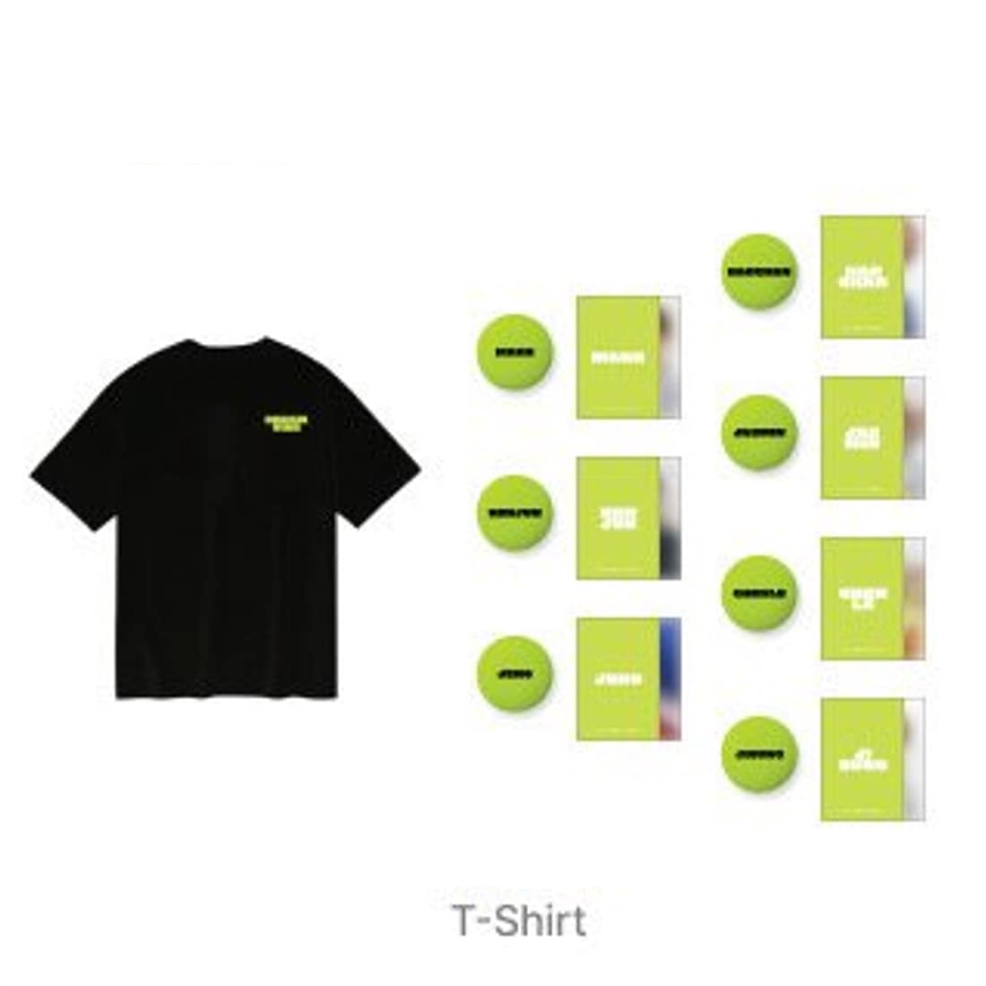 [ 公式 ] SM ARTIST NCT DREAM EXHIBITION DREAM VIBE MD : T-Shirts + Pin Button + Photocard Set