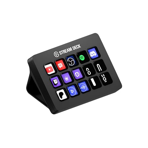 Stream Deck MK.2 エルガトストリームデック MK.215キー配列ライブコンテンツ作成用のコントローラー 配信者向けデバイス OBS/Twitch/YouTube連携 Mac/PC対応