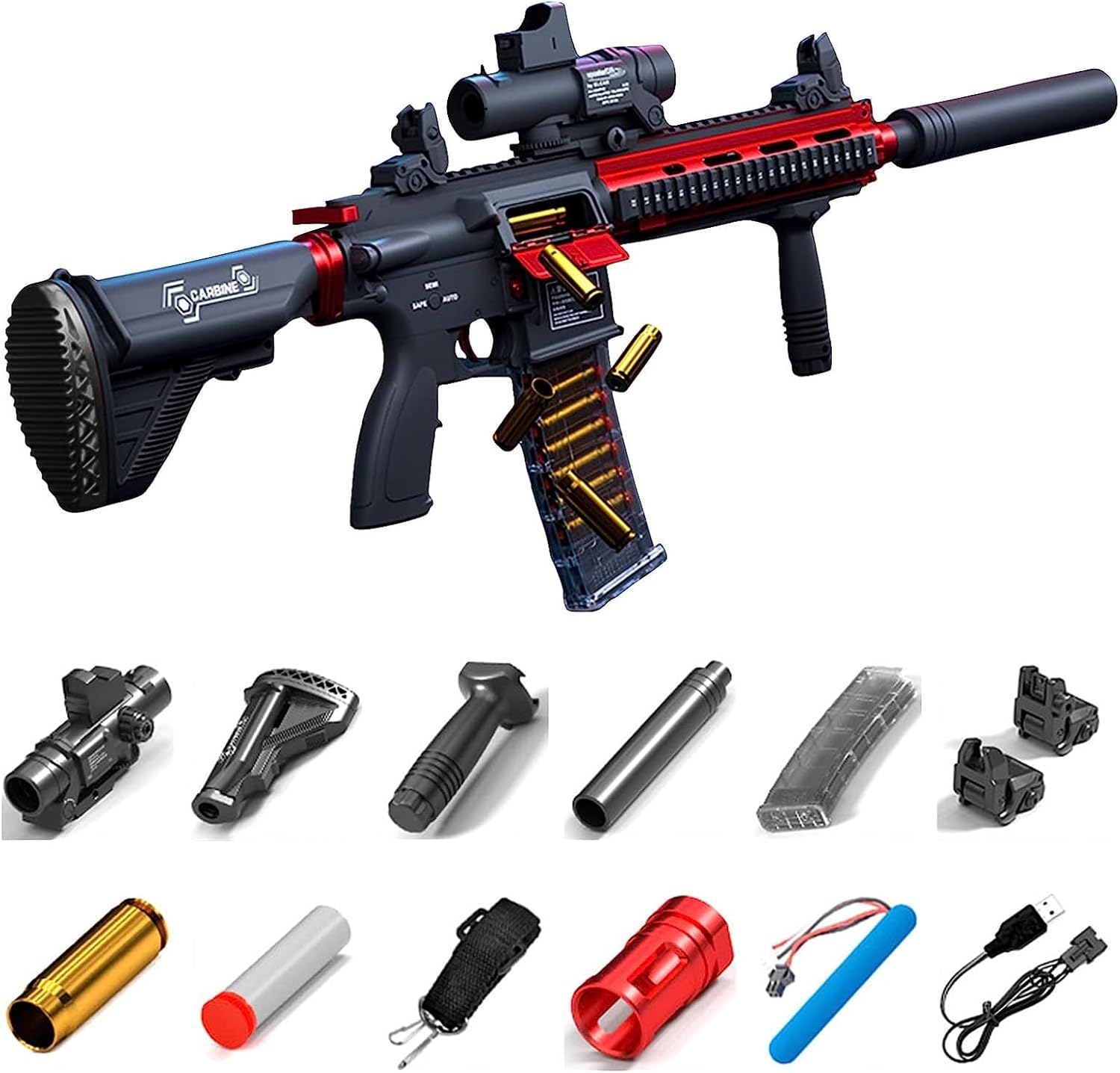 Qoo10] M416ソフトブレットガンEVAソフト弾 : ホビー・コスプレ