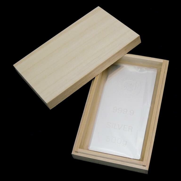 徳力本店 純銀インゴット ingot 500ｇ シルバーバー /シルバー/SV999.9(65361)