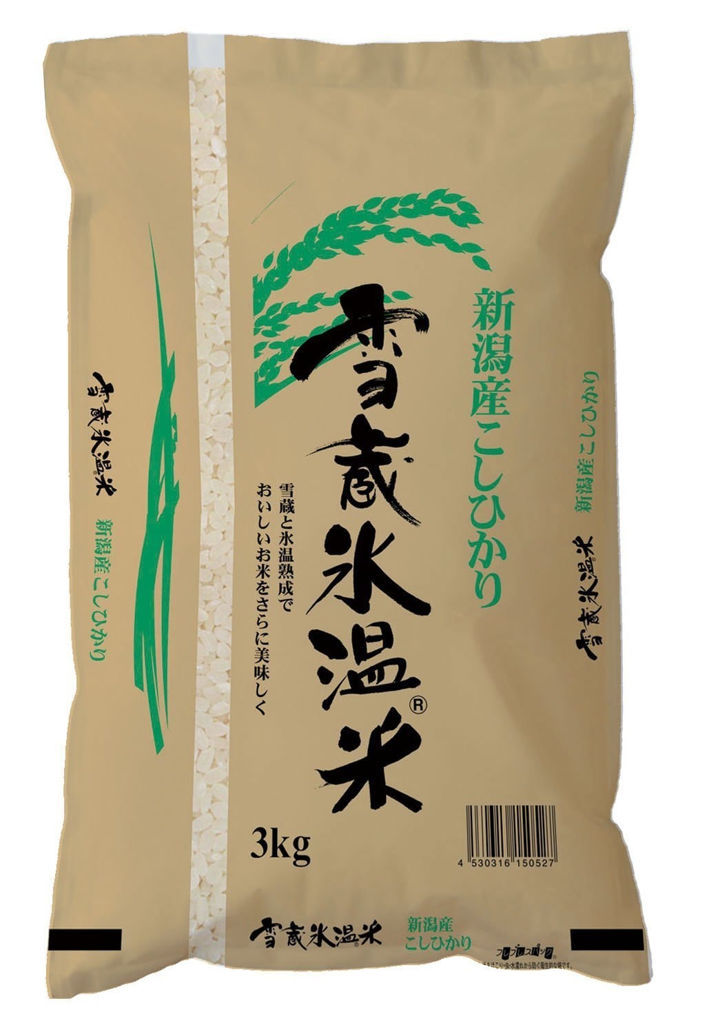 激安底値挑戦中 【精米】 新潟県産 白米 雪蔵氷温仕込み こしひかり 3kg 4,619円