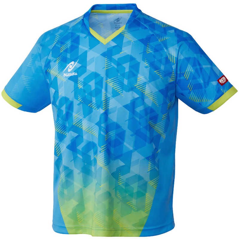 ニッタク　卓球用品 Nittaku ユニセックス スカイコープシャツ ライトブルー 2XO　NW2214