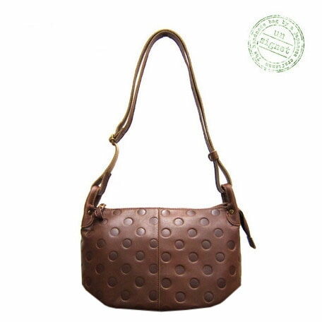 アンシグネット カウレザードット柄 ショルダーバッグ 日本製 55211 sri16