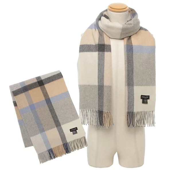 マフラー カシミア グレー マルチカラー メンズ レディース ユニセックス UA-RWCBR51294-W01C01