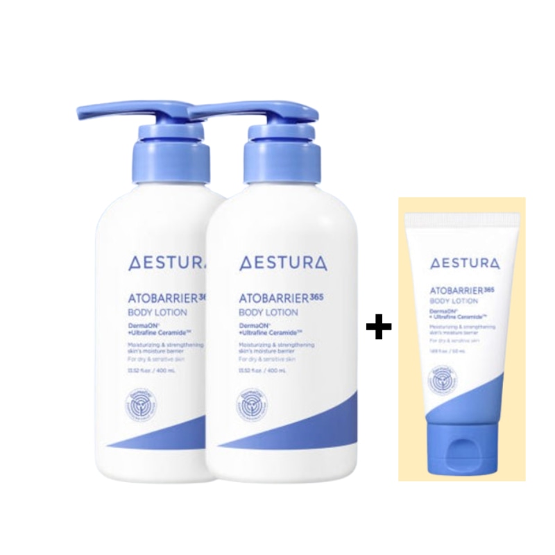 アトバリア365 ボディーローション, 400ml, 2個 (+ プレゼント50ml)