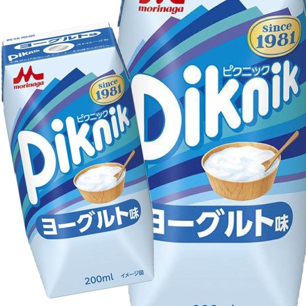 ピクニック ヨーグルト 200ml 48本 （24本入り2ケース）