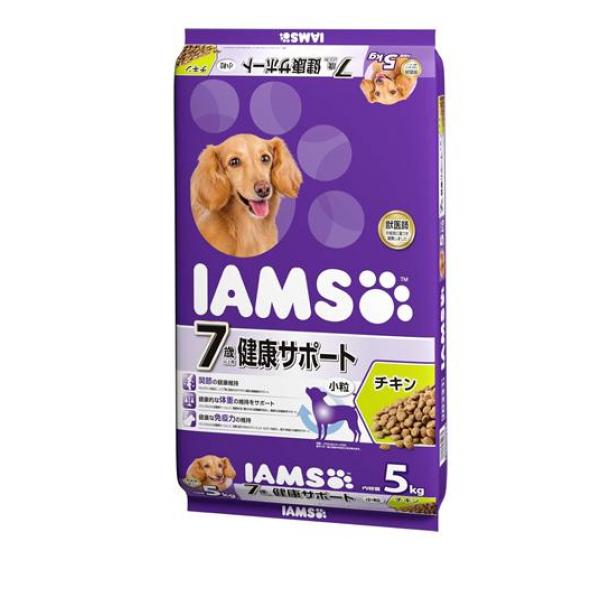 (IAMS) ドッグフード 7歳以上用 健康サポート チキン 小粒 5kg